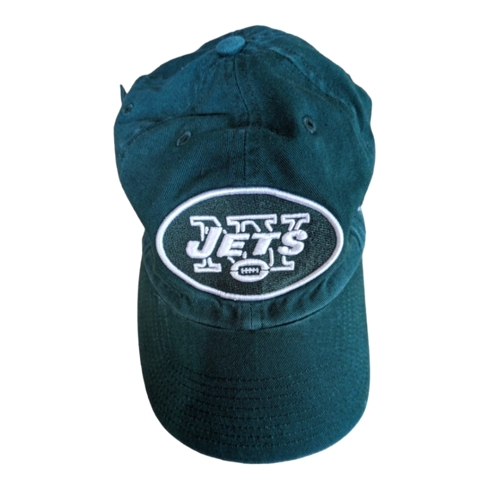 47 Brand NY Jets Cotton Adjustable Hat Cap Logo On Back/Front